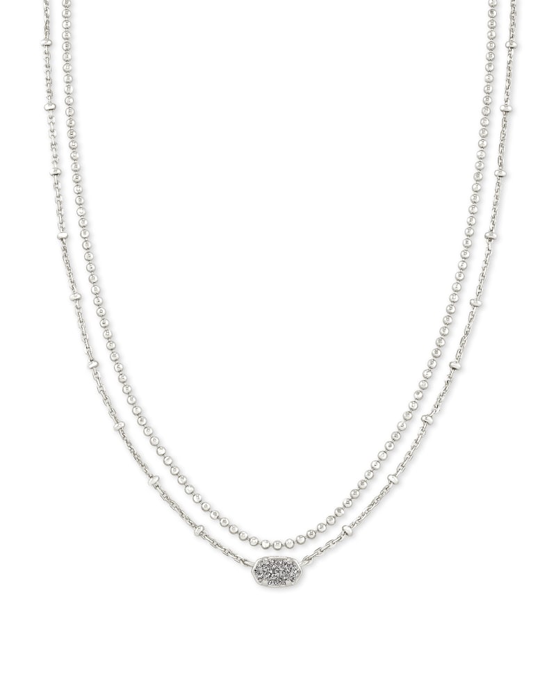 Emilie Multi Strand Drusy Necklace | Multiple Colors